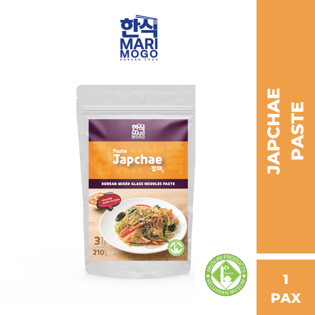 MariMogo Japchae Halal Paste Halal Korean Japchae Paste For 4 Servings