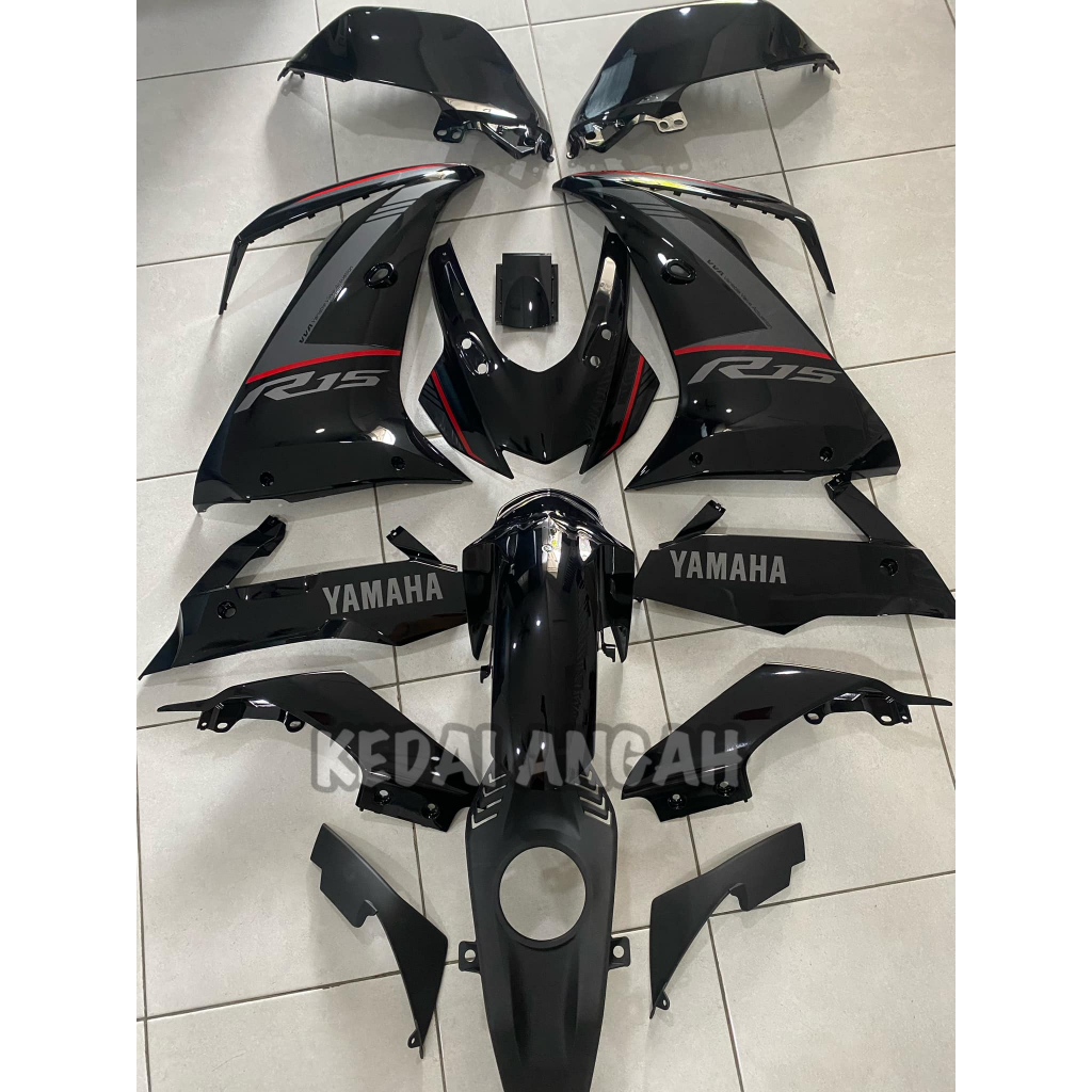 COVERSET YAMAHA R15 V3 ORIGINAL | Shopee Malaysia