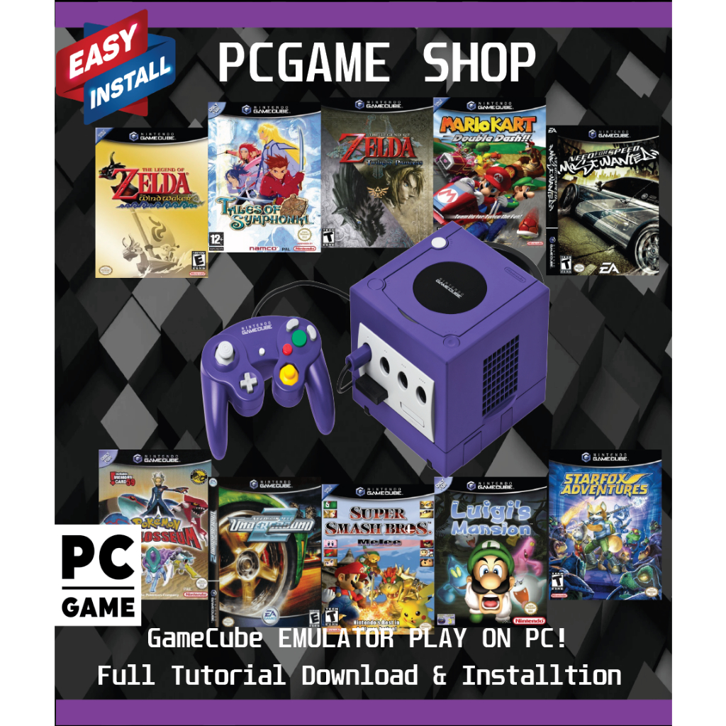 GameCube Play on PC Full Tutorial Download & Installtion  [GameCube模拟器Full教程】PC Digital Games | PC Games | Offline Gam | Shopee  Malaysia