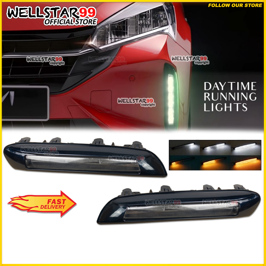 Perodua Myvi FL 2022 2023 OEM LED Daytime Running Light DRL Running