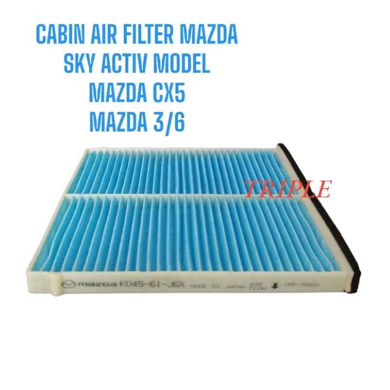 Cabin Air Filter Mazda Cx5, Mazda 3, Mazda 6(skyactive) Shopee Malaysia