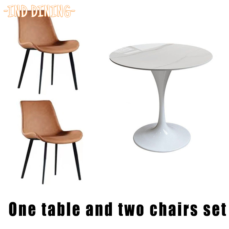 Round Coffee Table Dining Table SET Marble Coffee Table Sintered stone Round Table SET Modern