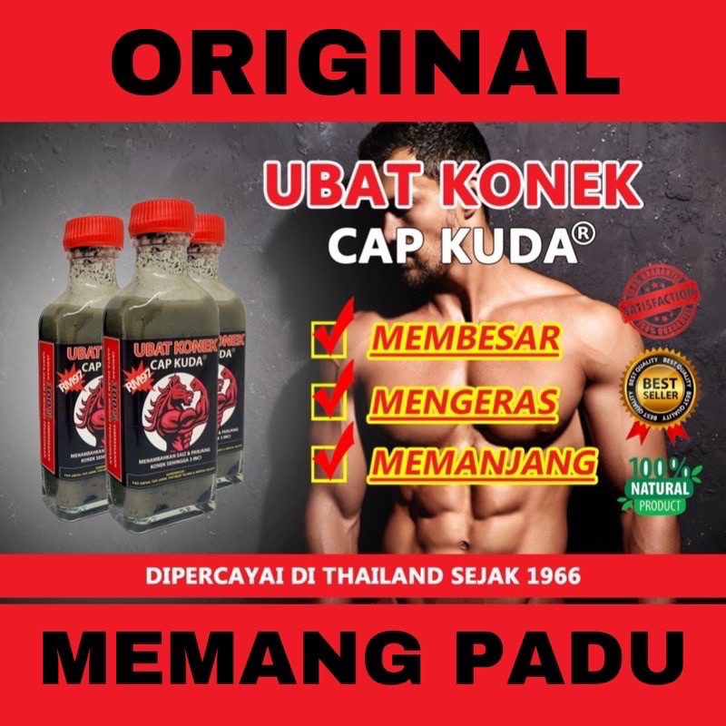 UBAT KONEK CAP KUDA ORIGINAL THAILAND