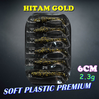 SOFT PLASTIC 6CM 2.3g HARUAN SIAKAP FREE 2 HOOK