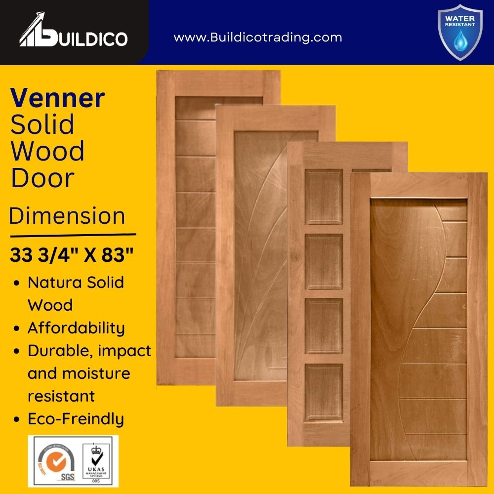 Veneer Solid Wood Door Size 33'' 3/4 X 83'' Door Natural Wood Bedroom