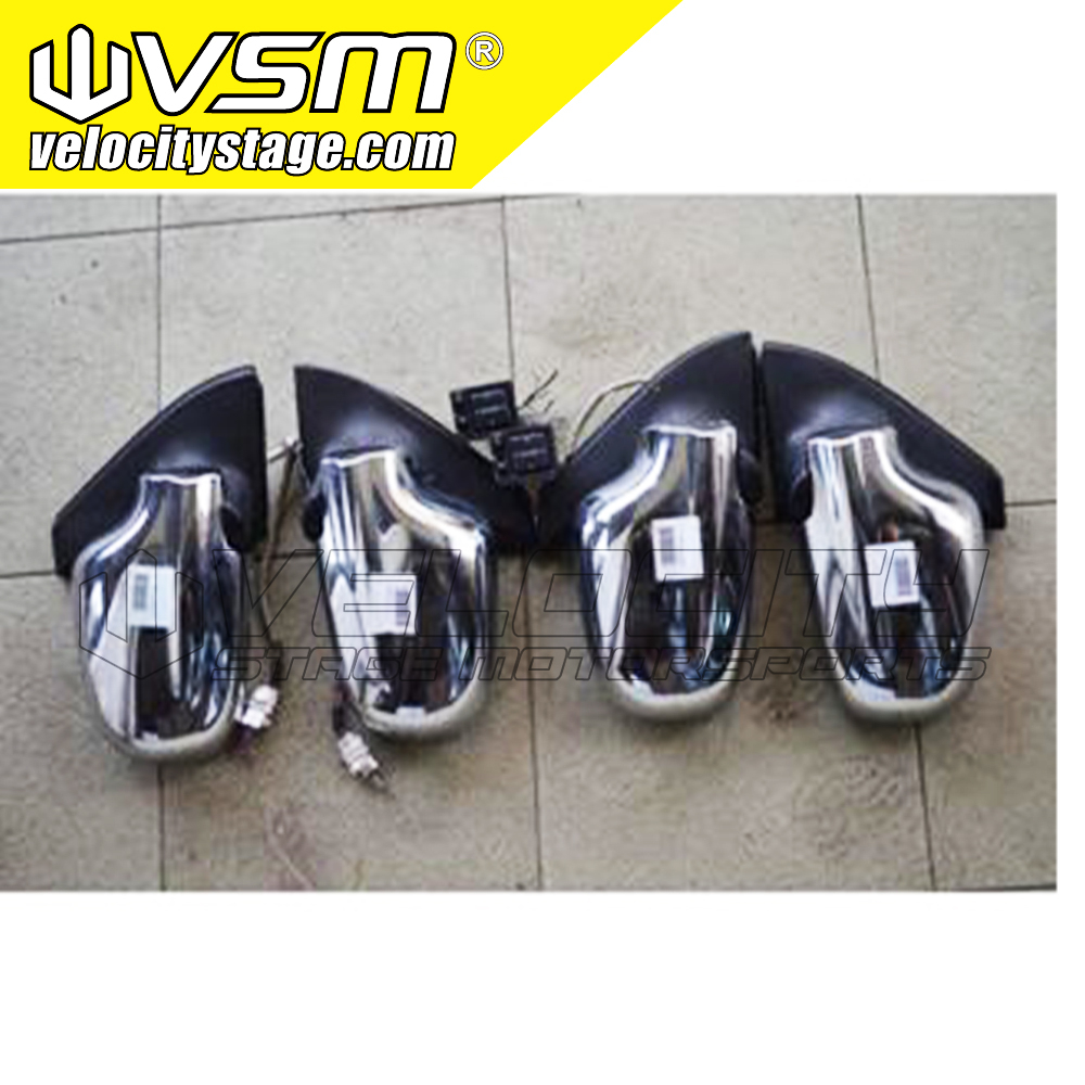 Side Mirror Autoflip Manual Flip Chrome Daihatsu L7 Gino Coure Licca