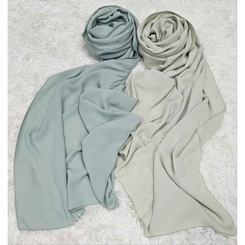 shawl eyelash chiffon
