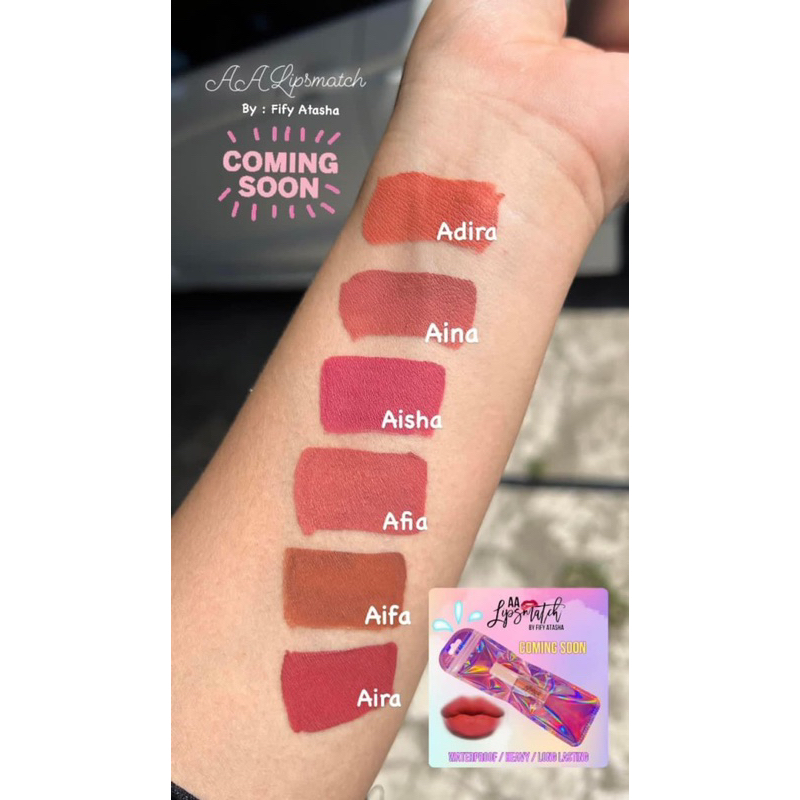 LIPMATTE AA LIPSMATCH BY FIFYATASHA | Shopee Malaysia