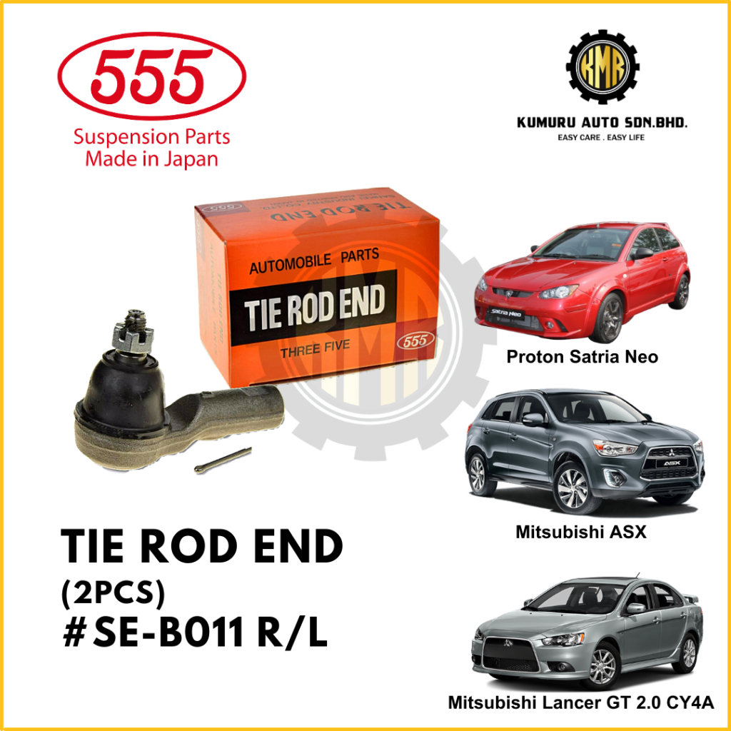 (1@Pair) SE-B011 Japan 555 Sankei Tie Rod End Set Mitsubishi Lancer ...