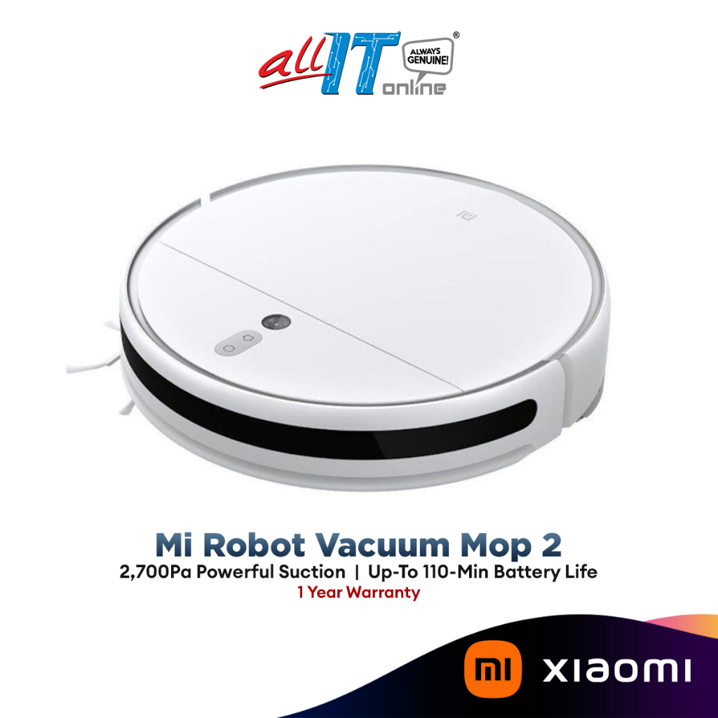 Xiaomi Mi Robot Vacuum Mop 2 BHR5055EU (2700Pa Powerful Blower ...