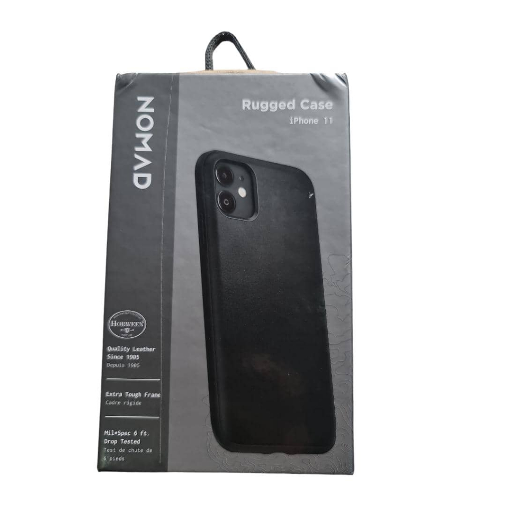 Clearance Sale: Nomad Rugged Leather Case for iPhone 11 - Black (Box ...