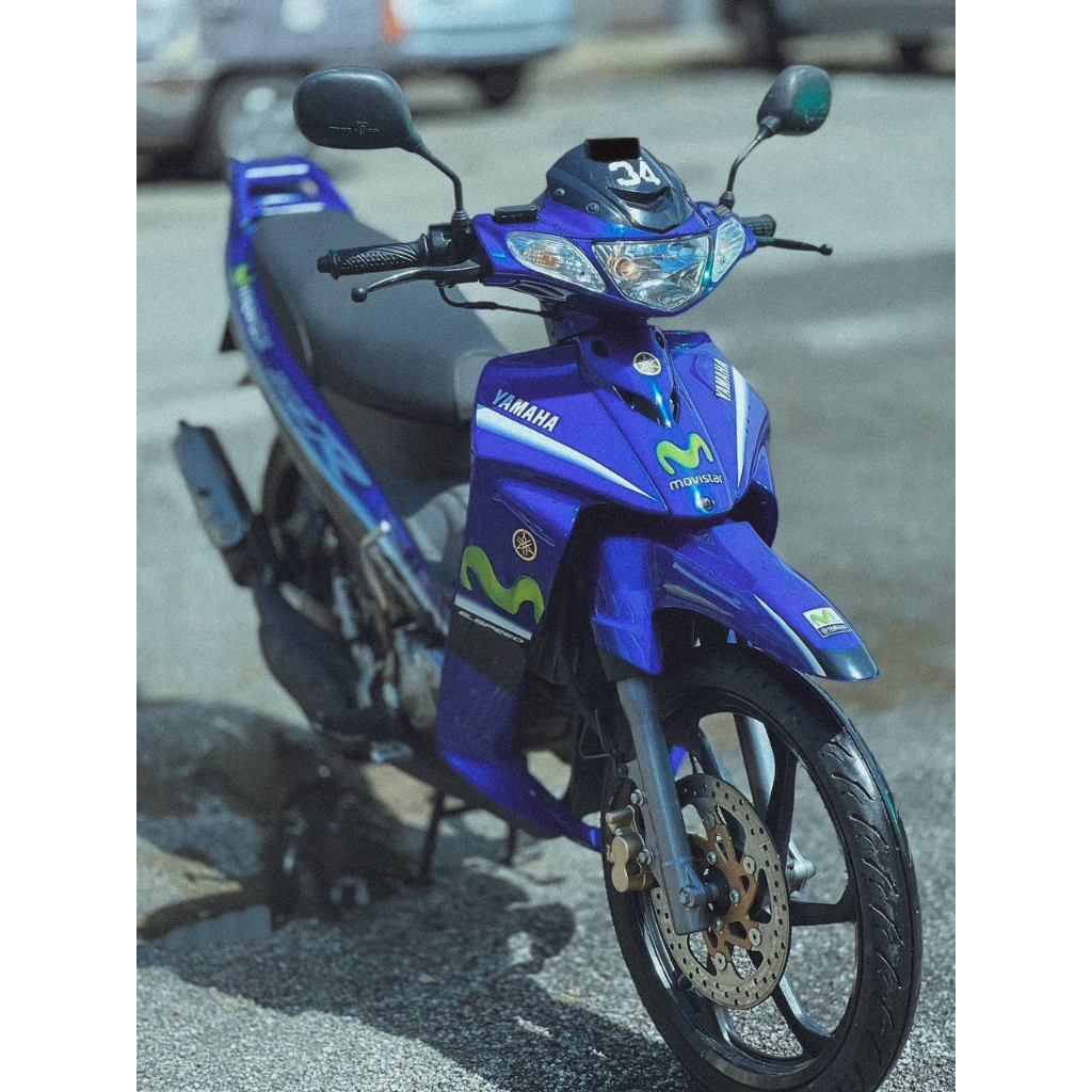 STICKER STRIPE BODY SET / COVERSET 125ZR MORITAKA MOVISTAR ENEOS ...