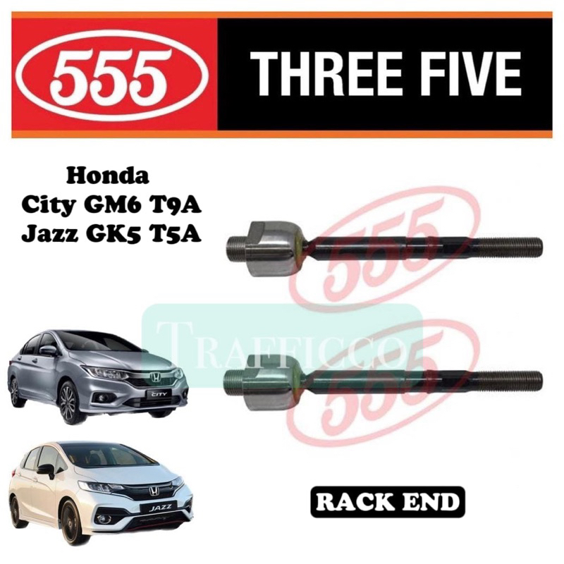 Honda City GM6 T9A Jazz GK5 T5A Steering Rack End SR-H520 555 Japan ...