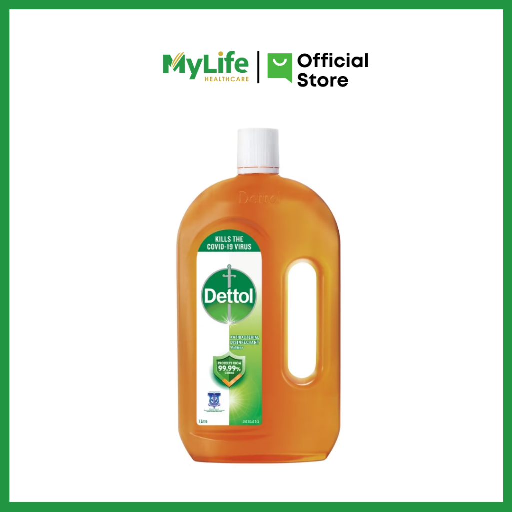 Dettol Brown Antiseptic Liquid 1l Shopee Malaysia