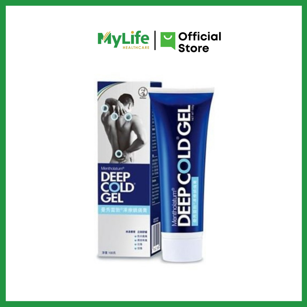 MENTHOLATUM DEEP COLD ICE GEL PAIN RELIEF 100G | Shopee Malaysia