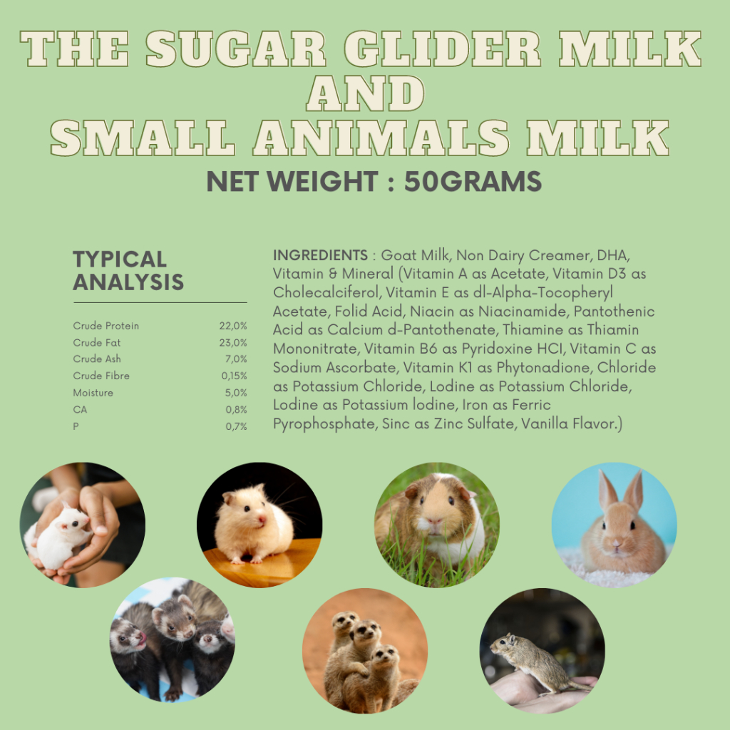 [JYE] [EXP:FEB2026] Small Animal Goat Milk Powder | Sugar Glider Milk ...