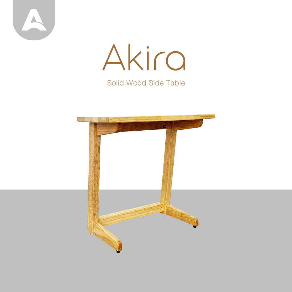 Arturo -Akira Solid Wood Side Table | Shopee Malaysia