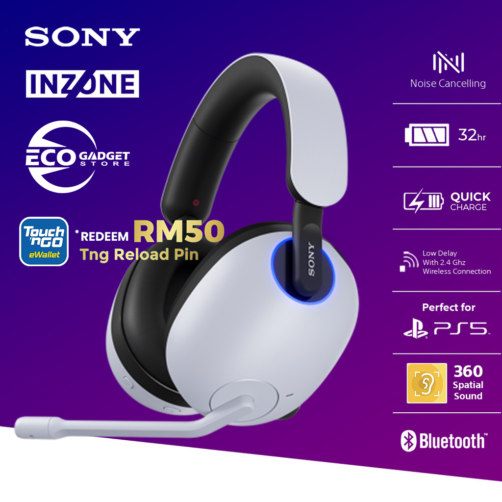 Sony INZONE H9 Wireless Noise Cancelling Gaming Headset ANC PS5