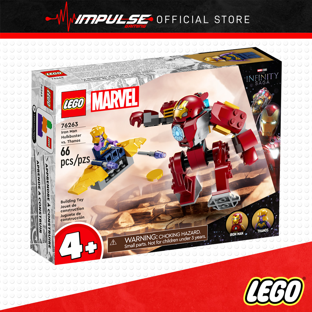 LEGO 76263 Iron Man Hulkbuster vs. Thanos | Shopee Malaysia