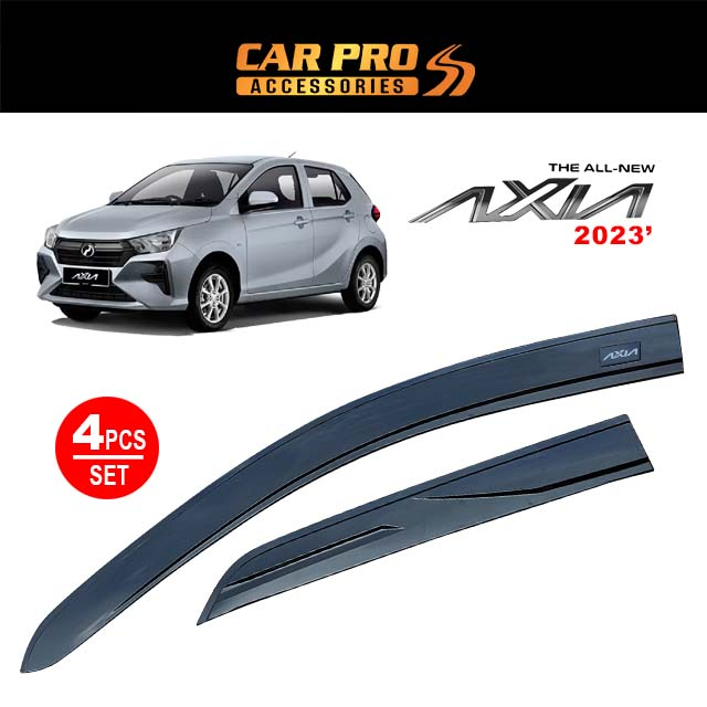 Perodua Axia 2023 Axia D74A Latest model Injection Door Visor With GR ...