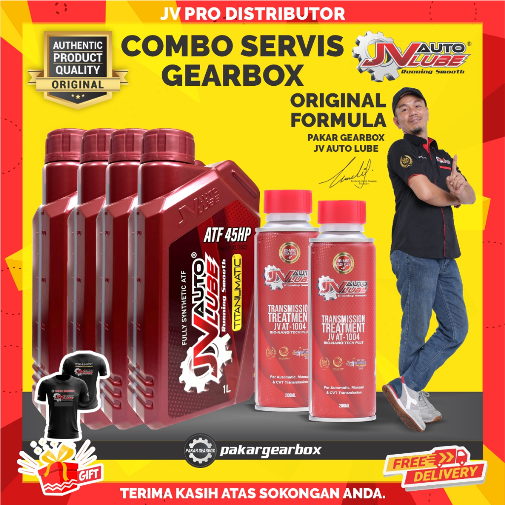 COMBO SET SERVICE GEARBOX AUTO 45HP JV AUTO LUBE Shopee Malaysia