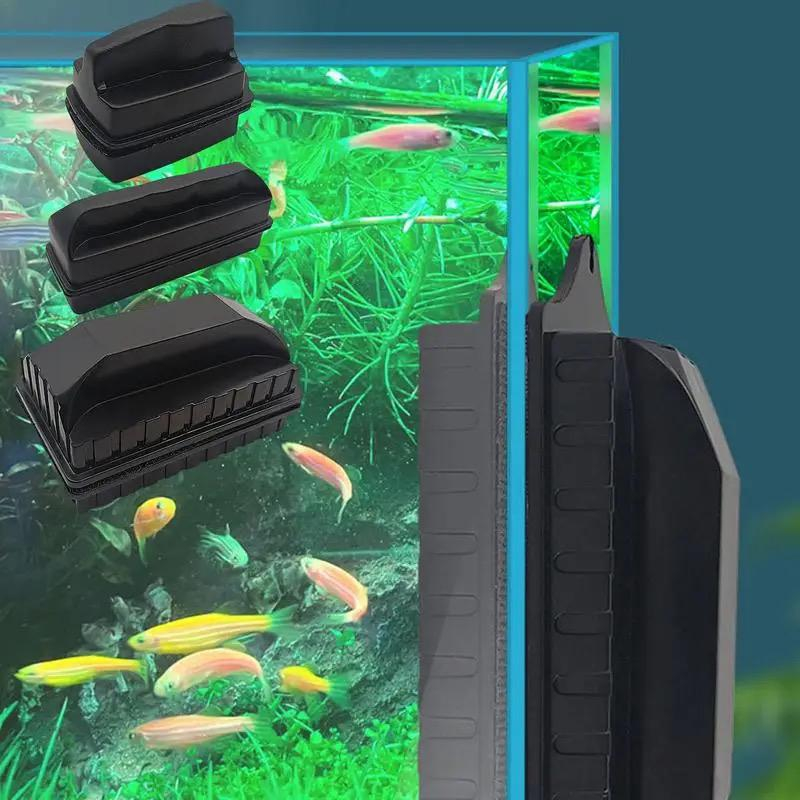 Aquarium Scraper Floating Aquarium Glass Cleaner Double Sided Gravel Fish Tank Cleaner