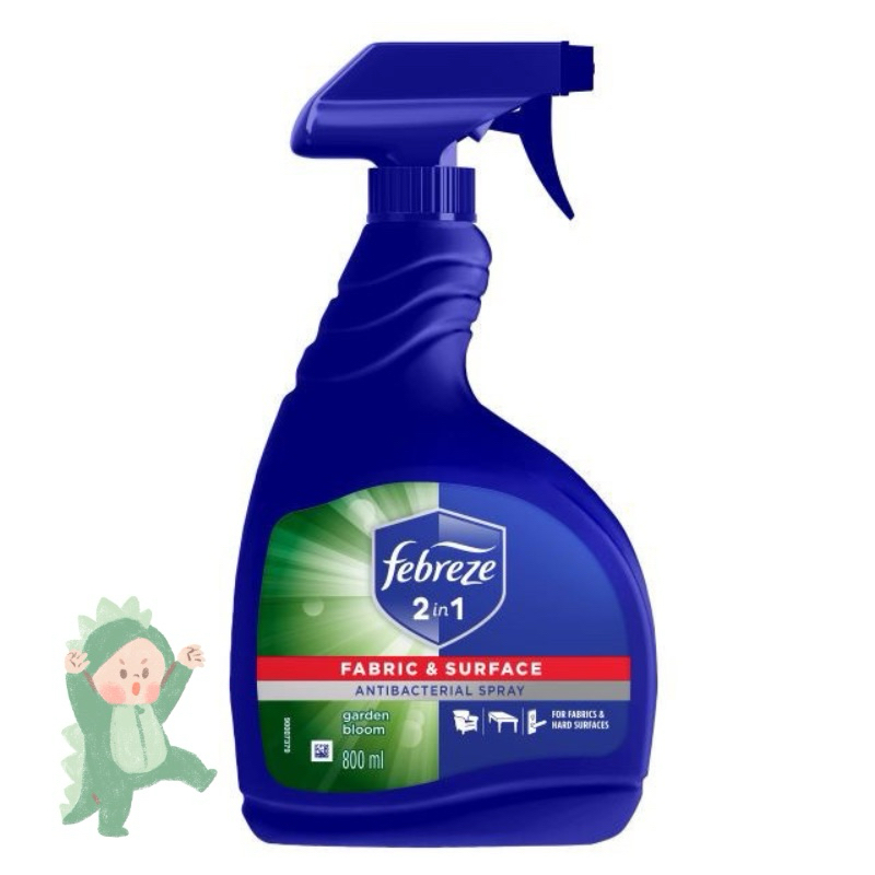 Febreze 2in1 Antibacterial Disinfectant Spray Garden Bloom (800 ml