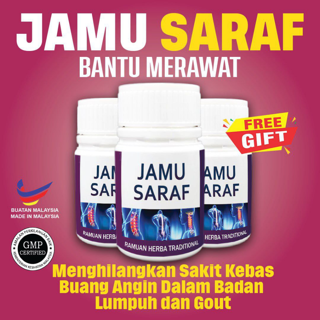 Jamu Saraf Melegakan Sakit Lutut Sendi Pinggang 💯 Original ‼️ Readystock Shopee Malaysia