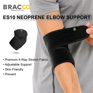 BRACOO KP40 Knee Patella Support Adjustable Strap With Reinforced Patella  Cushion Tube For Jumper (1PC)