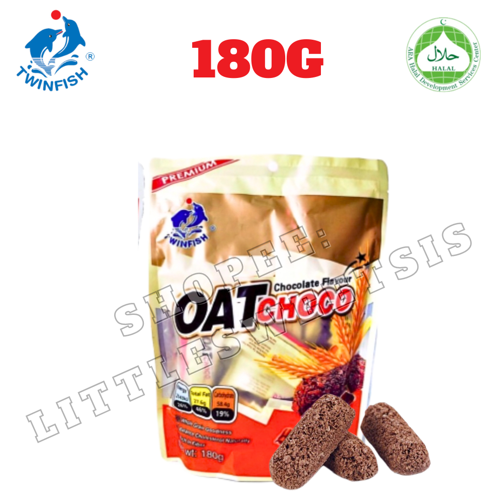 TWINFISH OAT CHOCO/ ORIGINAL CEREAL SNACK BAR [180G] - HALAL | Shopee ...