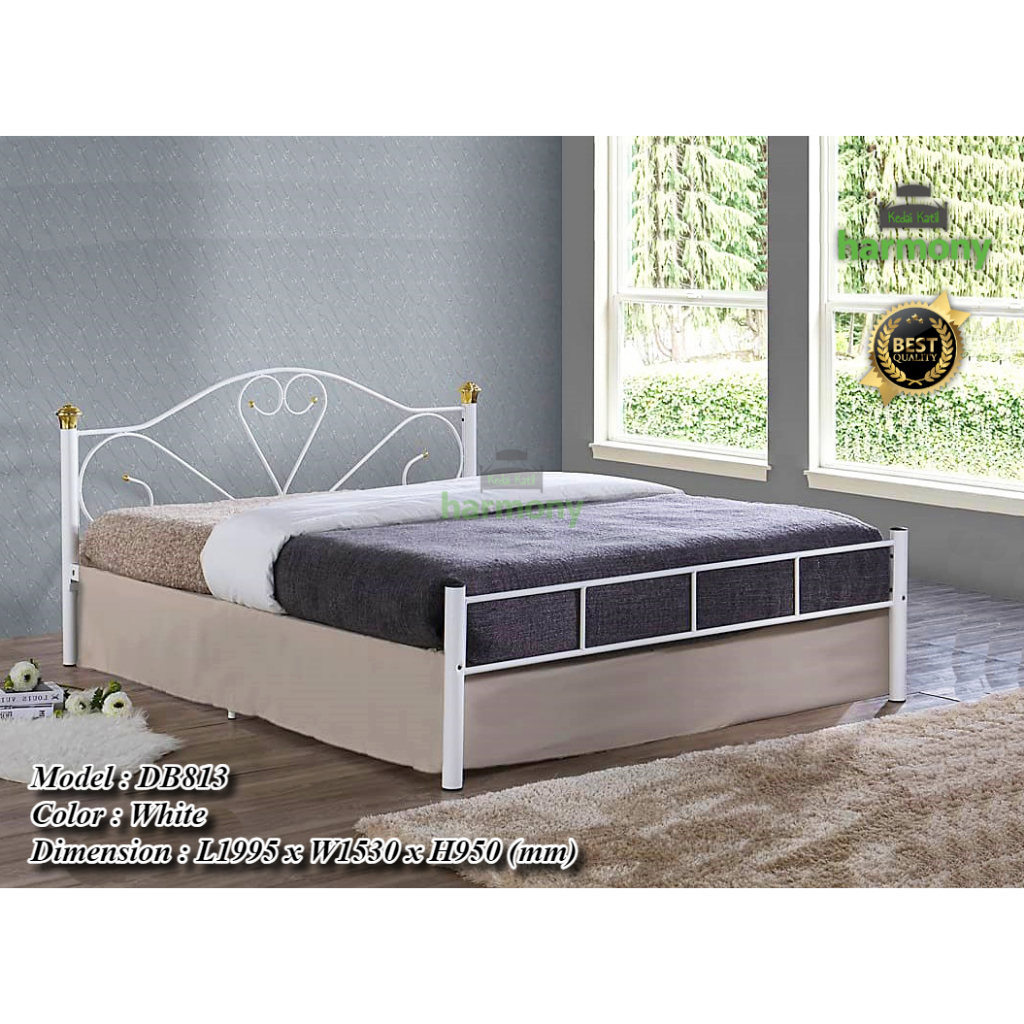 Harmony Mildura Metal Queen Bed Frame / Quality Metal Bed Frame / Queen