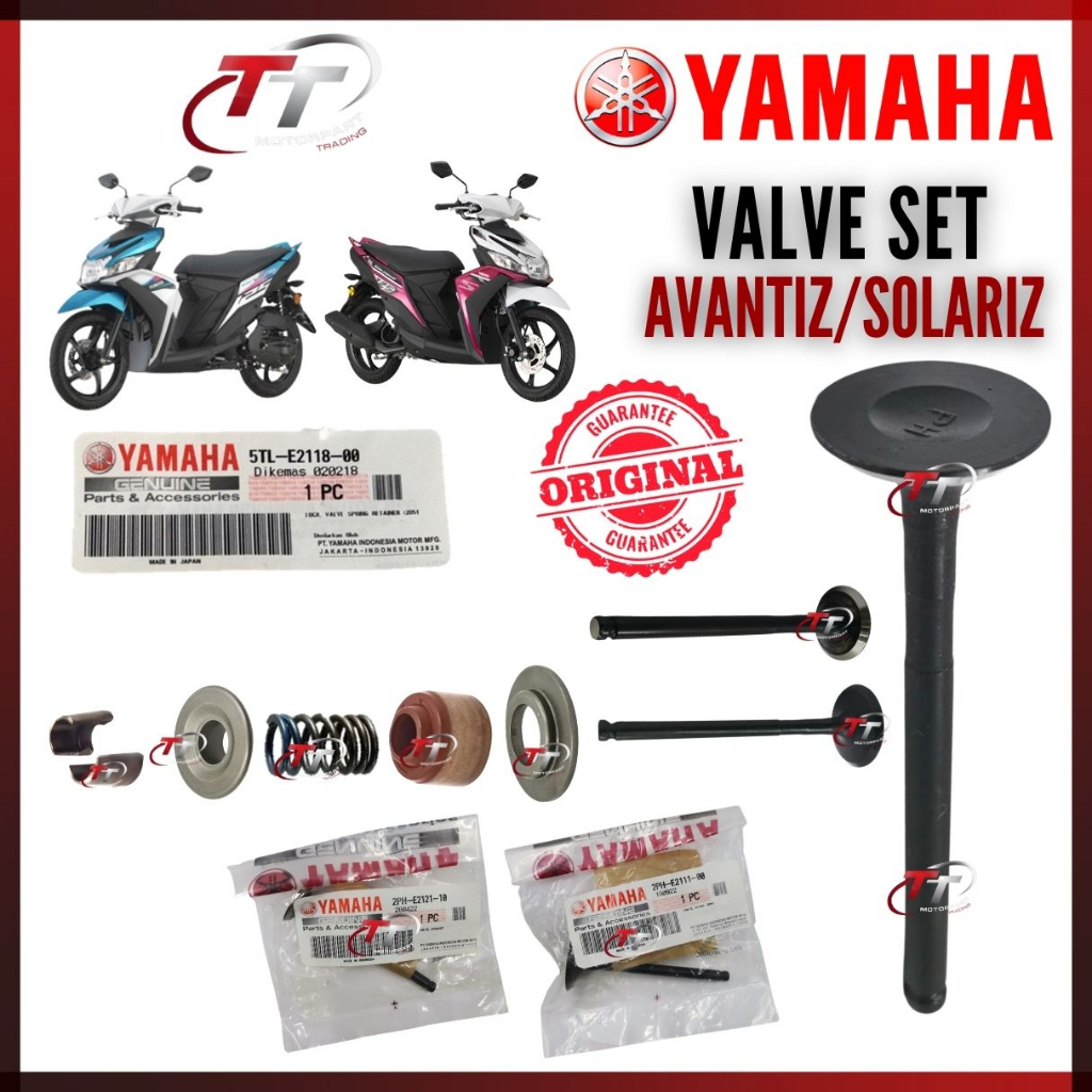 YAMAHA  EGO AVANTIZ SOLARIZ Valve Set Intake In Ex Inlet Exhaust Var