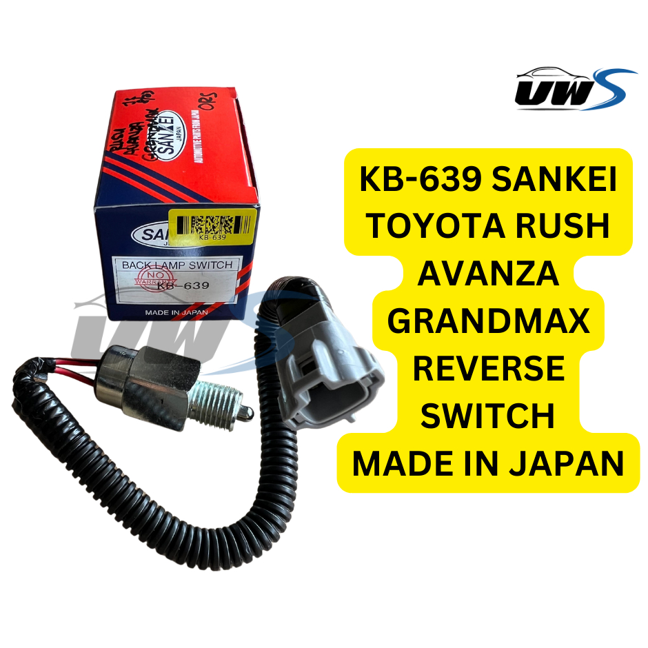 KB-639 SANKEI TOYOTA RUSH AVANZA GRANDMAX REVERSE SWITCH MADE IN JAPAN ...