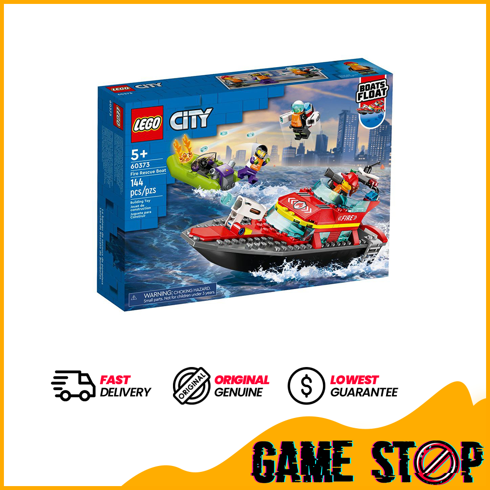 Lego 60373 Fire Rescue Boat | Shopee Malaysia