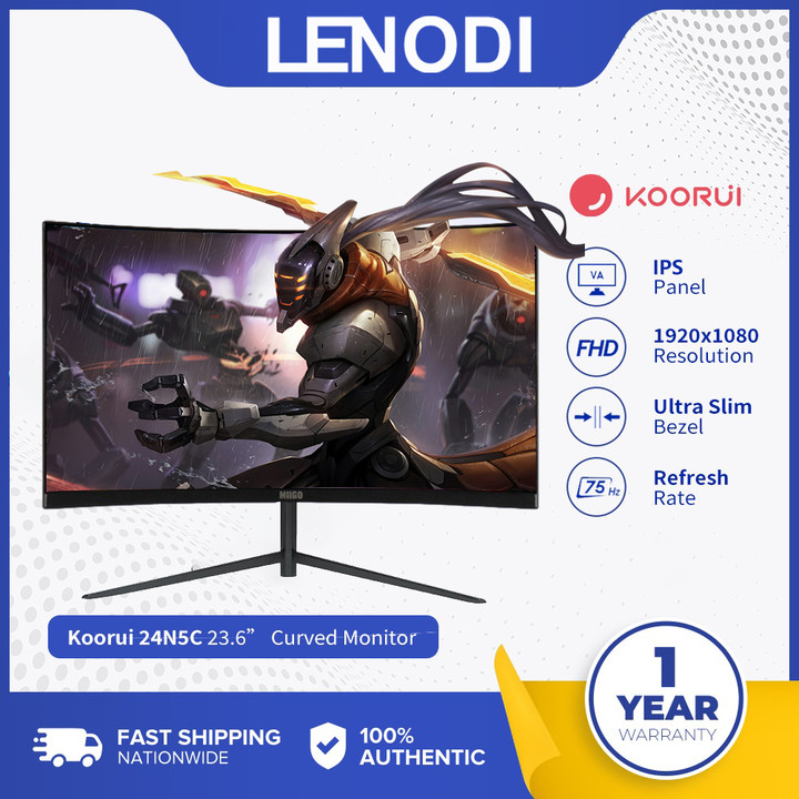 MIIGO Monitor PC 24 Inch With 75HZ 1080P LED Computer Monitor 27