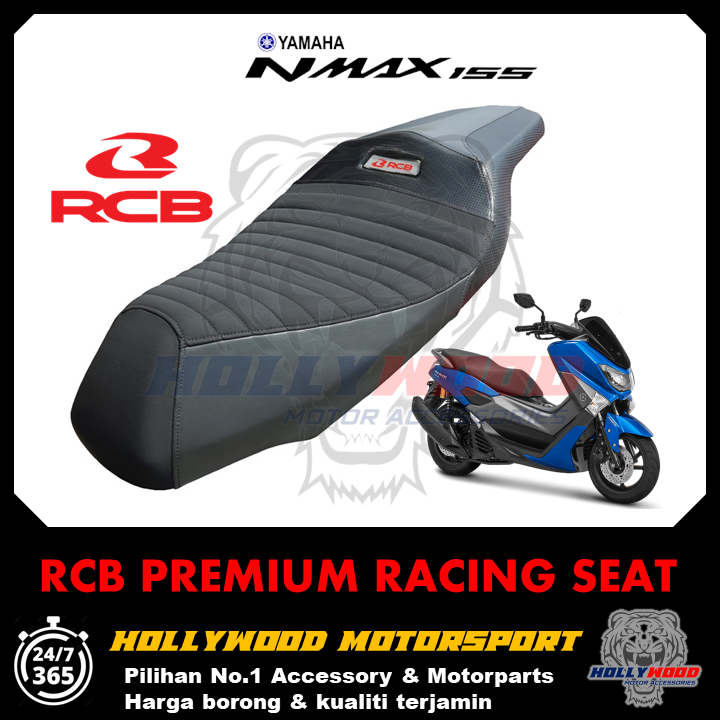 YAMAHA NMAX V1 RCB SEAT RACING PREMIUM LEATHER CUSHION ANTI SCRATCH ...
