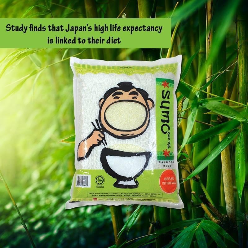 Sumo Calrose Sushi Rice Sushi - (REPACK Size: 500g / 1KG) | 日本米 Beras ...
