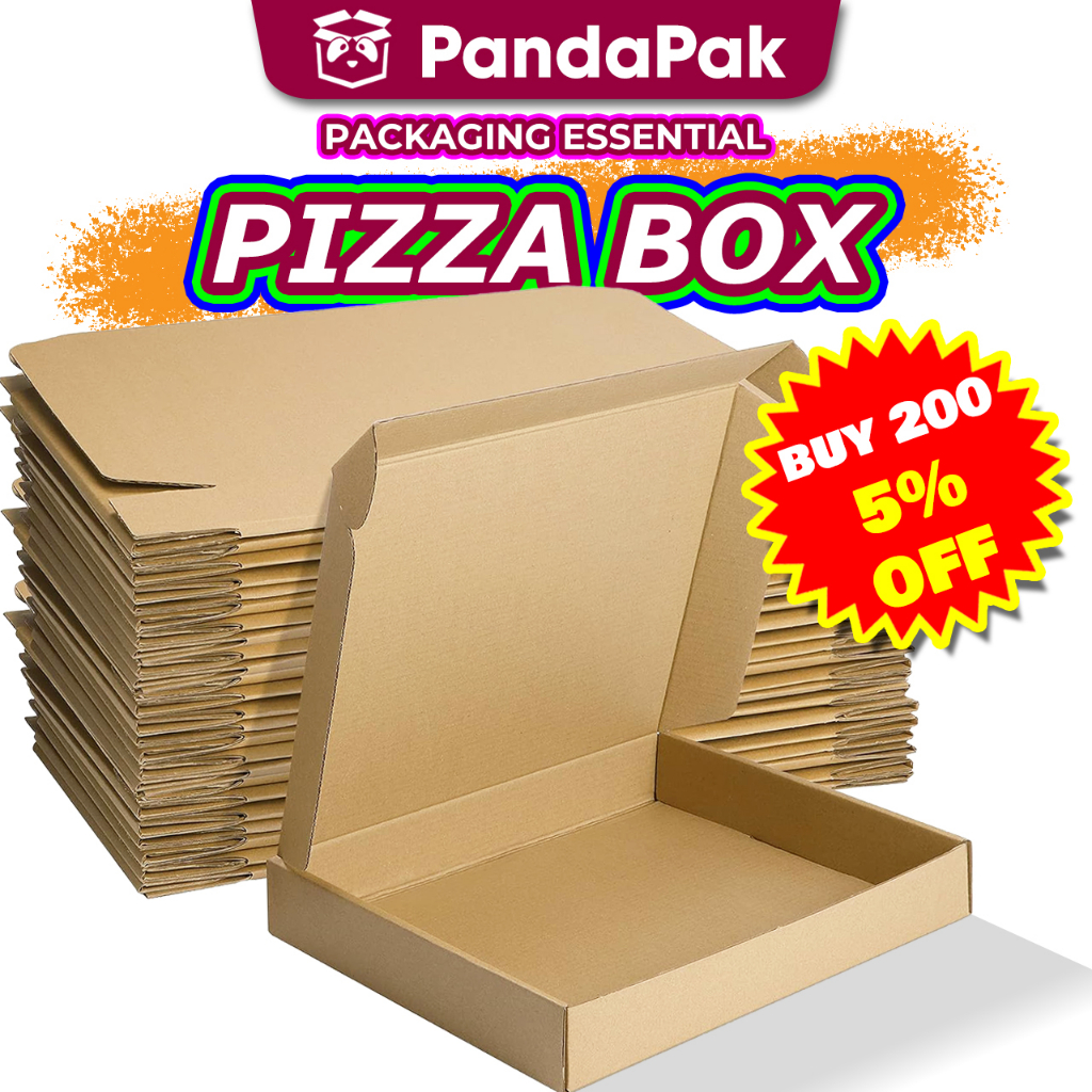 Pandapak Pizza Box Kotak Carton Box Gift Box Box Small Box Packing Box 