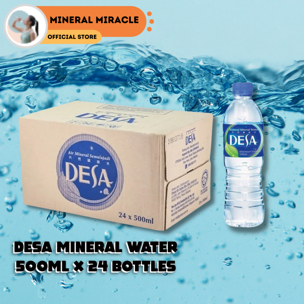 DESA Mineral Water (1 CARTON 500ml x 24 Bottles) Shopee Malaysia