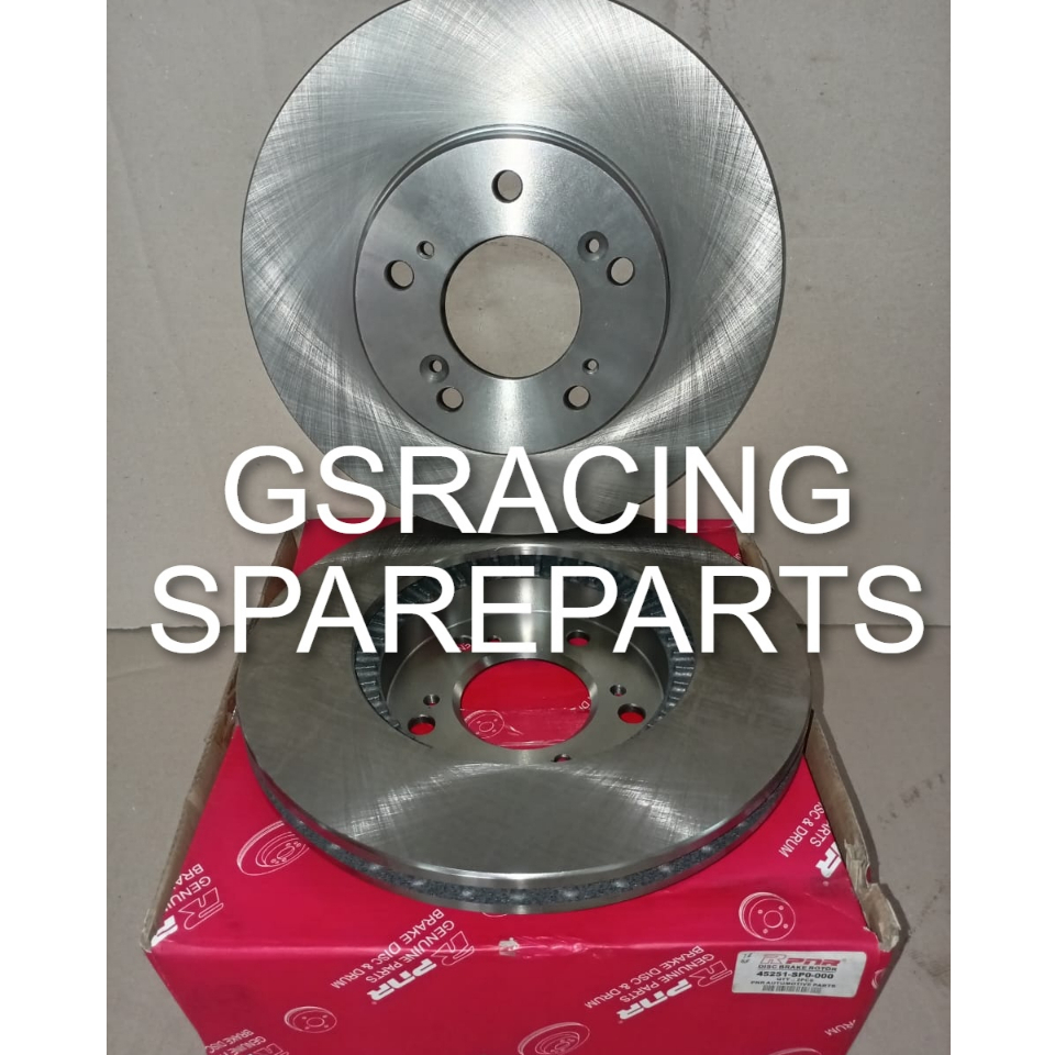(PRICE 2PCS) HONDA ODYSSEY RA1 RA2 RA3 FRONT DISC ROTOR 1PAIR (D282MM ...