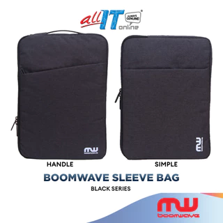 Boomwave Notebook / Laptop Sleeve Bag / Black Series Handle Series / Simple Series - 13" / 14" / 15"