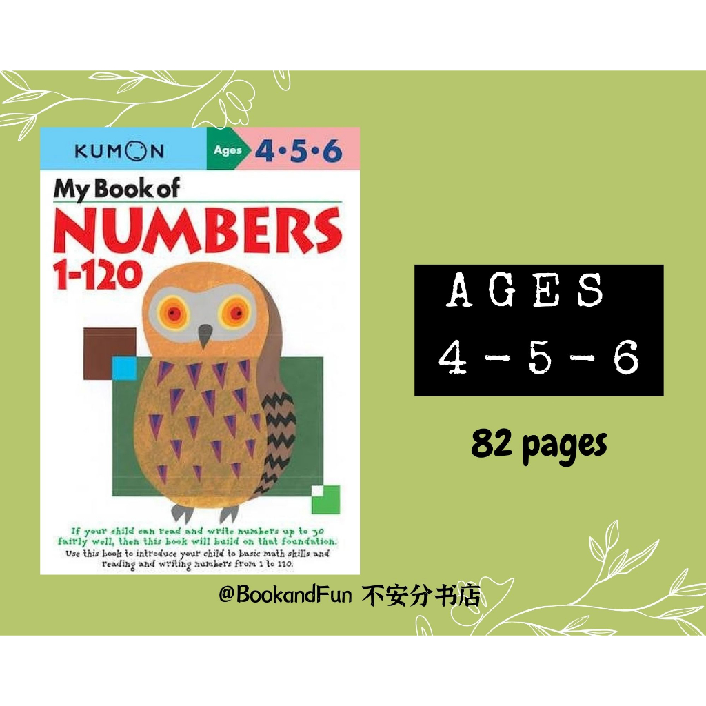 (PDF) 4-5-6 KUMON Nombor 1-120 Matematik Prasekolah Tadika (Numbers 1 ...