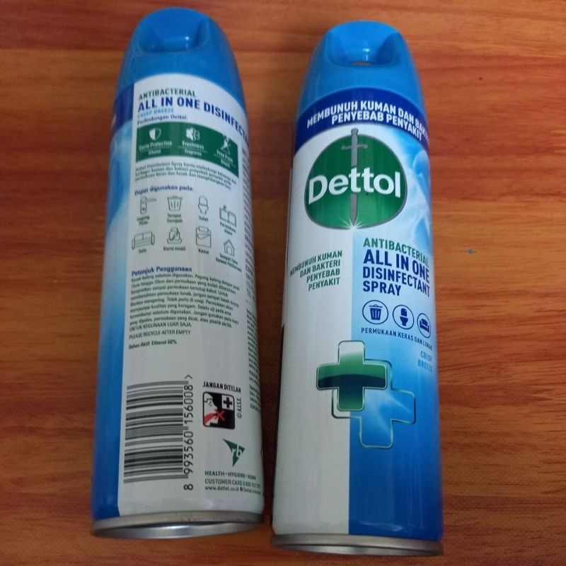 Dettol Antibacterial All In One Disinfectant Spray Ml Shopee Malaysia