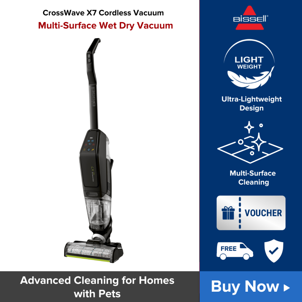 Bissell CrossWave X7 WetDry & Mop MultiSurface Vacuum Cleaner