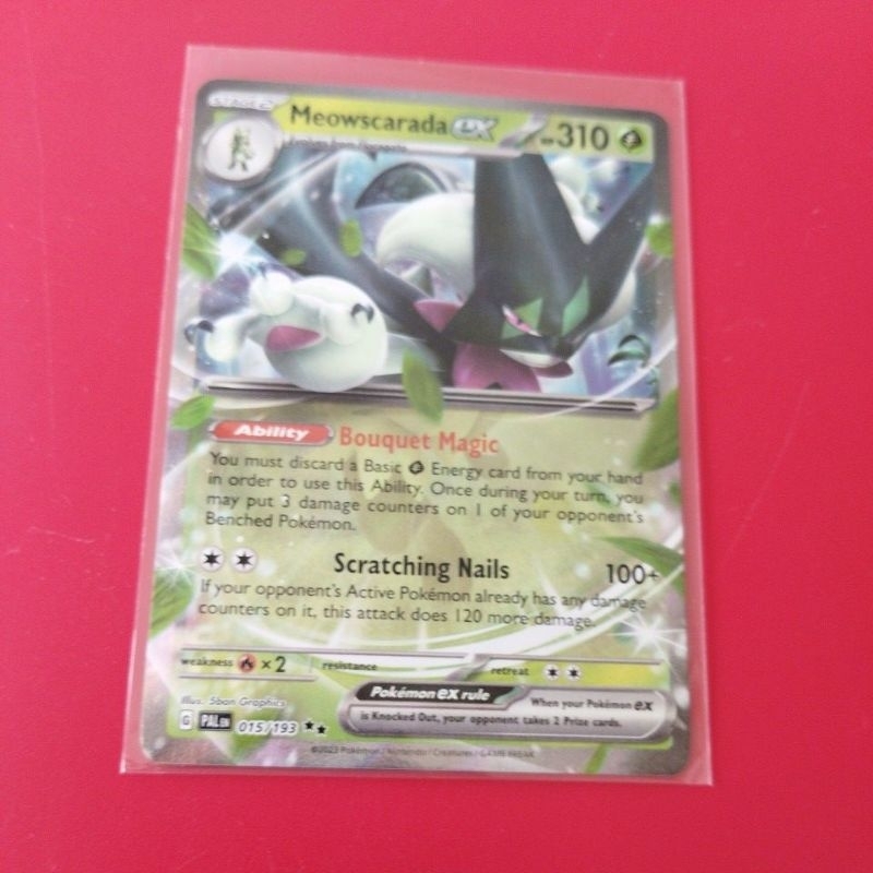 Original Pokmon TCG - Meowscrada Ex 015/193 Paldea Evolved | Shopee  Malaysia
