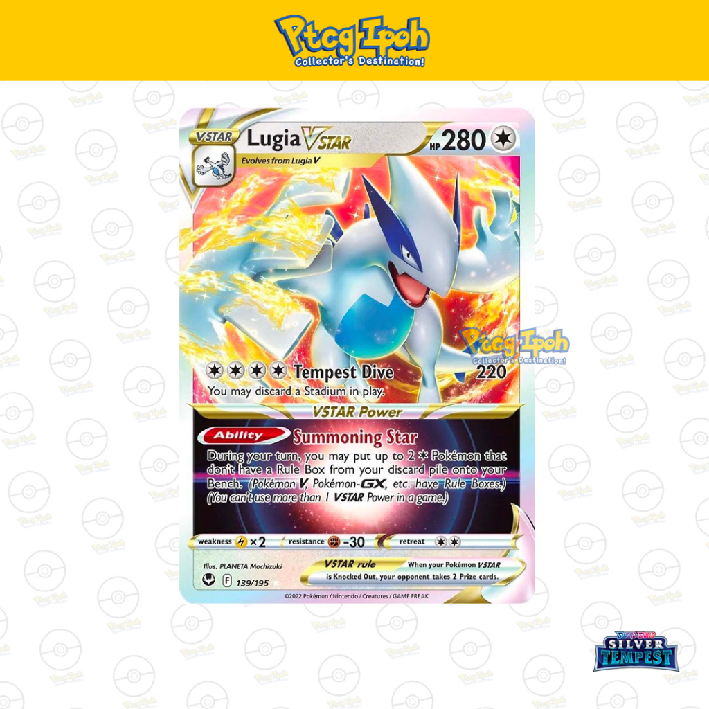 Pokmon TCG] Silver Tempest: Lugia VSTAR - 139/195 - Ultra Rare | Shopee  Malaysia