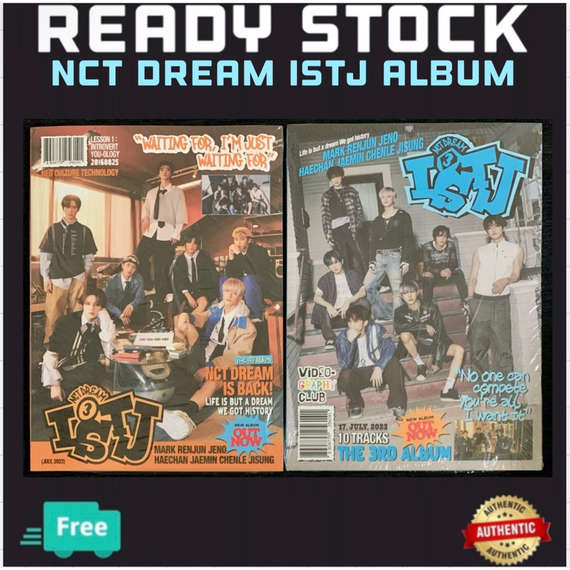 OFFICIAL NCT DREAM ISTJ ALBUM(FULL SET) | Shopee Malaysia