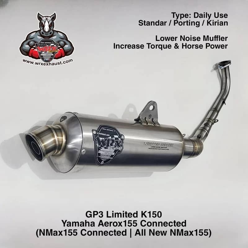 WRX EXHAUST YAMAHA NVX V2 GP3 low noise Shopee Malaysia