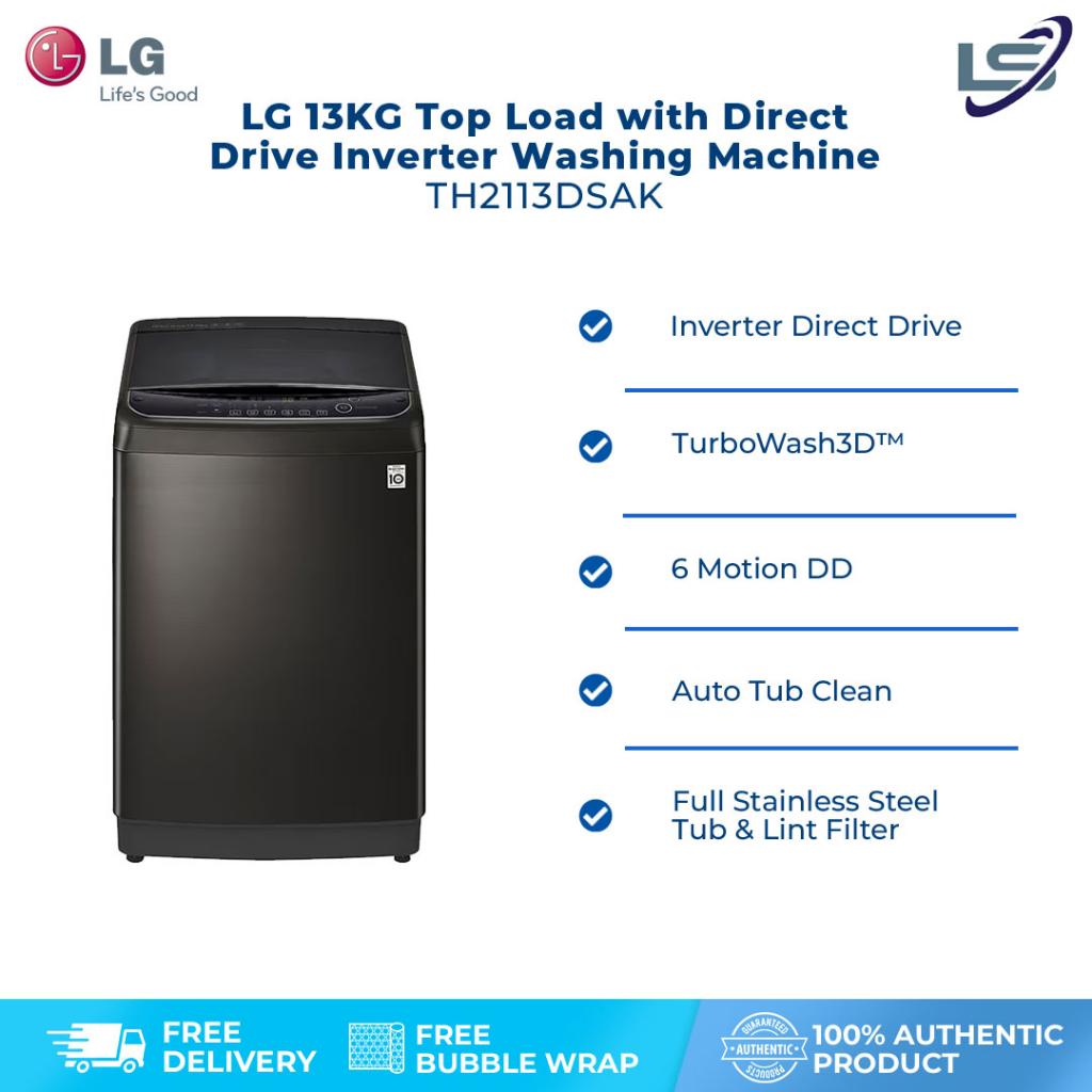 Tub clean lg inverter deals direct drive