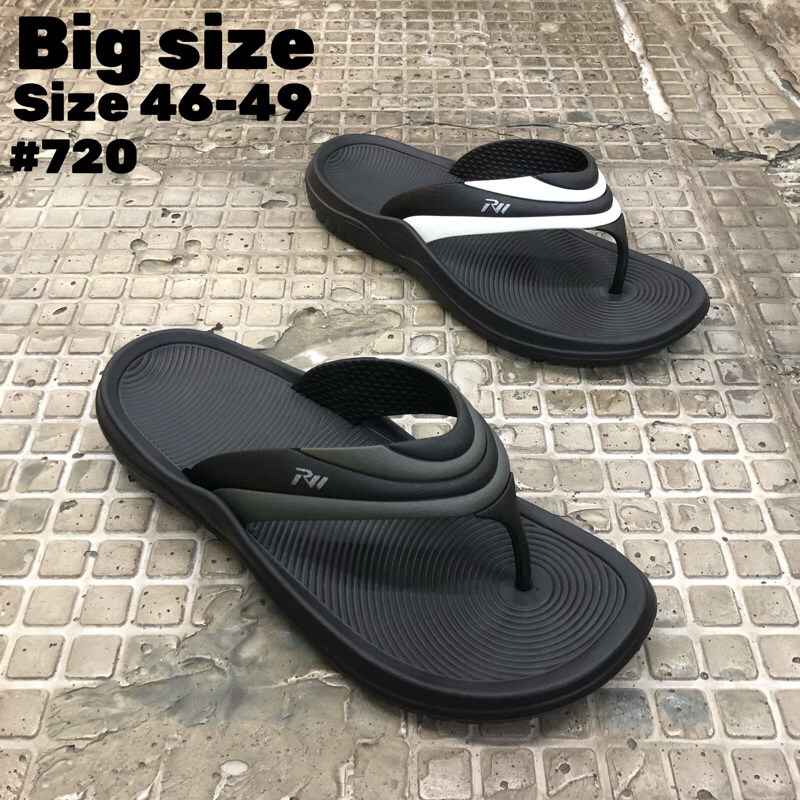 selipar lelaki/size besar/ringan/getah/kalis air/fesyen/kasual/men ...